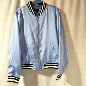 NWT Joe Boxer Light Blue Bomber Jacket, Juniors XL